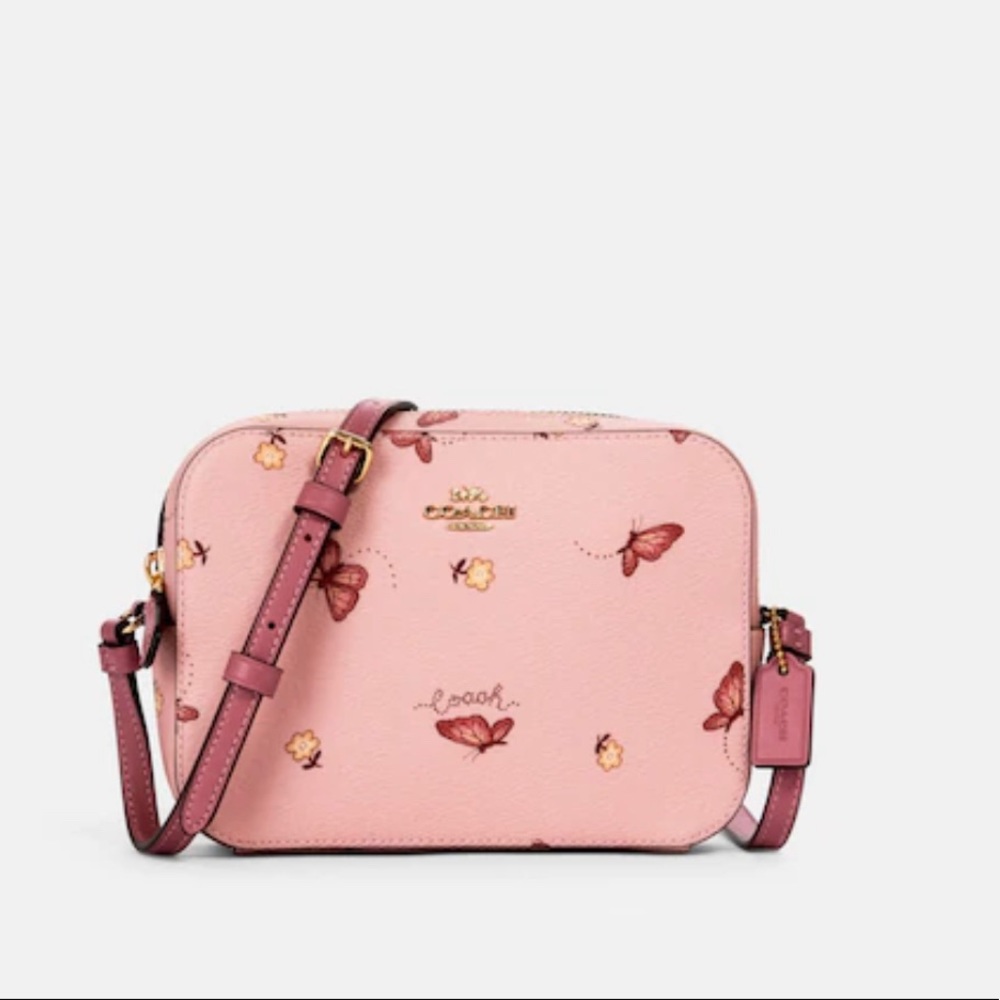 Pink coach crossbody
